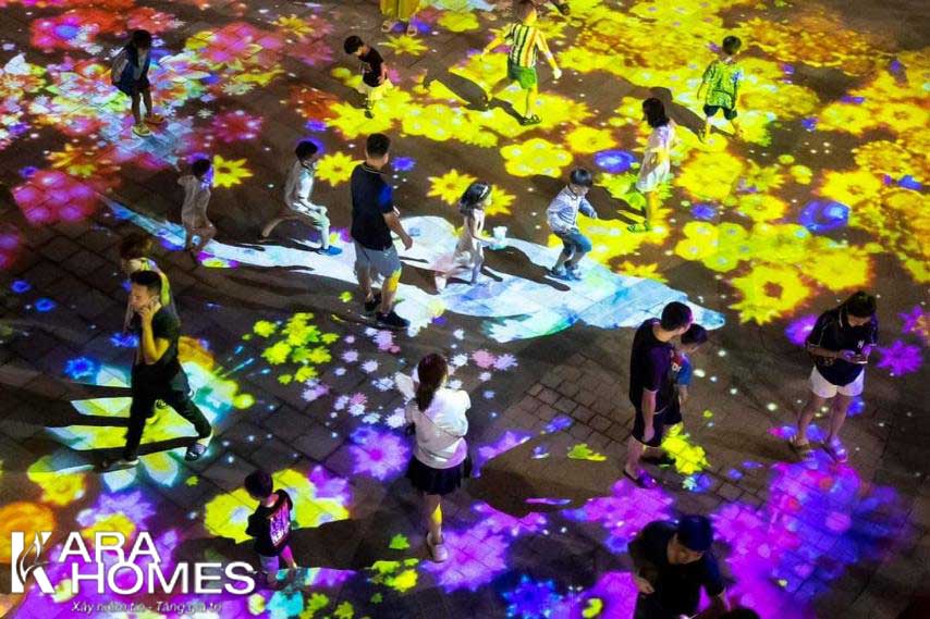 3D Mapping ánh sáng tại Quảng trường Kinh đô ánh sáng - Quận 2