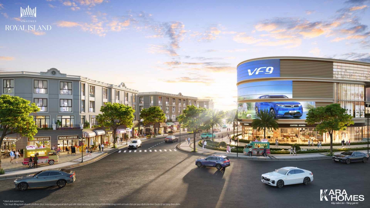 Phân khu Đảo Vua sát kề TTTM Vincom Mega Mall