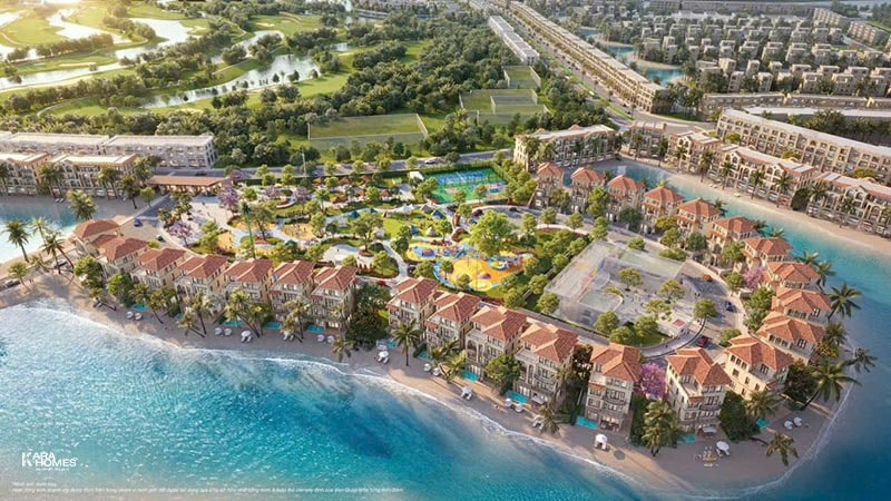 Biệt thự song lập thuộc phân khu The Green Bay