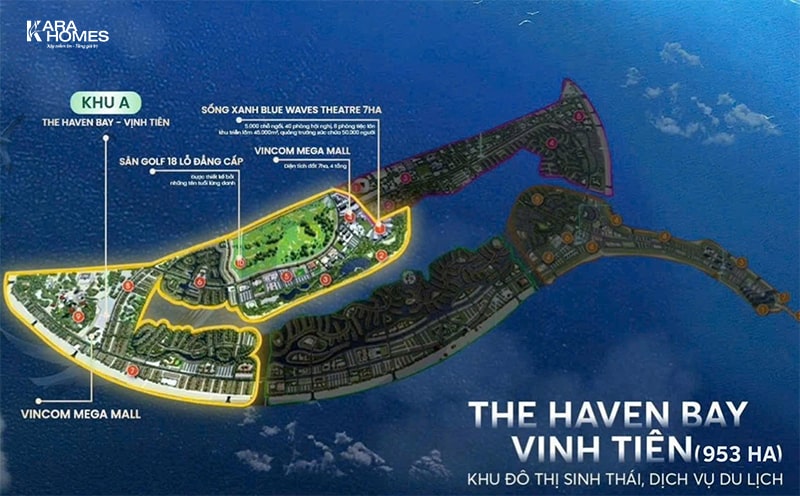 The Haven Bay Vịnh Tiên sở hữu lợi thế hiếm có với ba mặt ôm trọn thiên nhiên