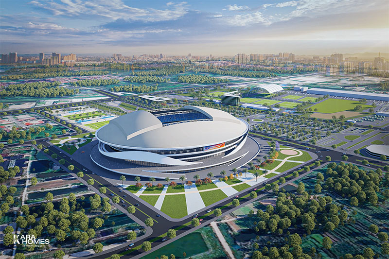 Đây là công trình trọng điểm thuộc chiến lược phát triển hạ tầng thể thao quốc gia