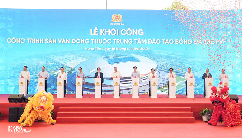 Lễ khởi công sân vận động PVF Hưng Yên