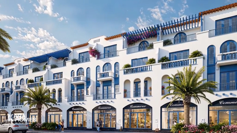 Shophouse sở hữu lưu lượng khách dồi dào cùng tiềm năng khai thác kinh doanh sôi động