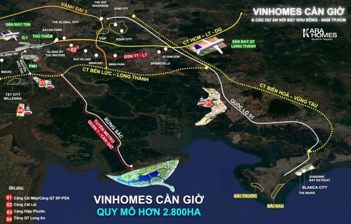 Vị trí "kim cương" của đô thị biển Vinhomes Green Paradise