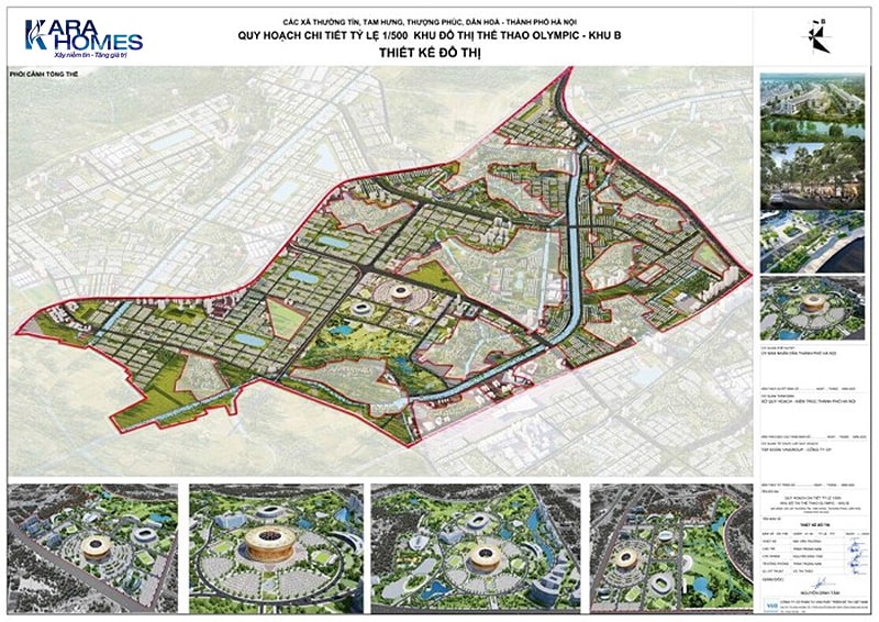 Quy hoạch chi tiết 1/500 Khu B – Khu đô thị Olympic Hà Nội
