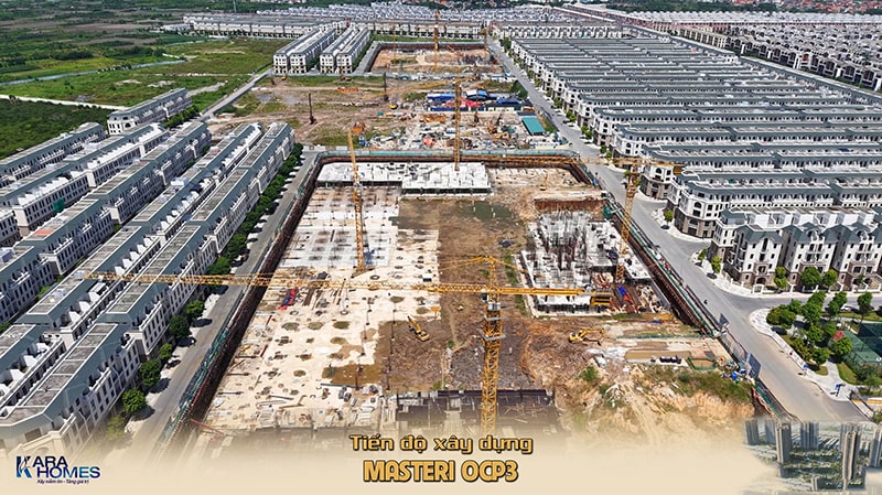 Tòa mở bán đầu tiên thuộc phân khu The Spark đã hoàn tất móng và hầm