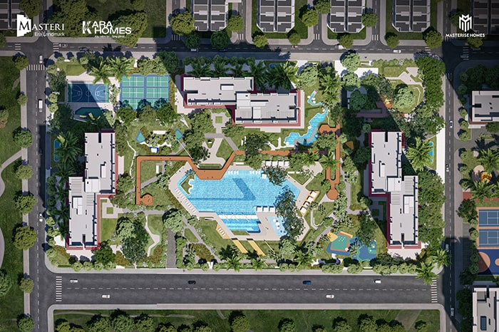 Masteri Era Landmark mang đến một hệ thống căn hộ đa dạng, mật độ xây dựng hợp lý