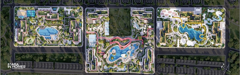 Mặt bằng dự án tổng thể của dự án