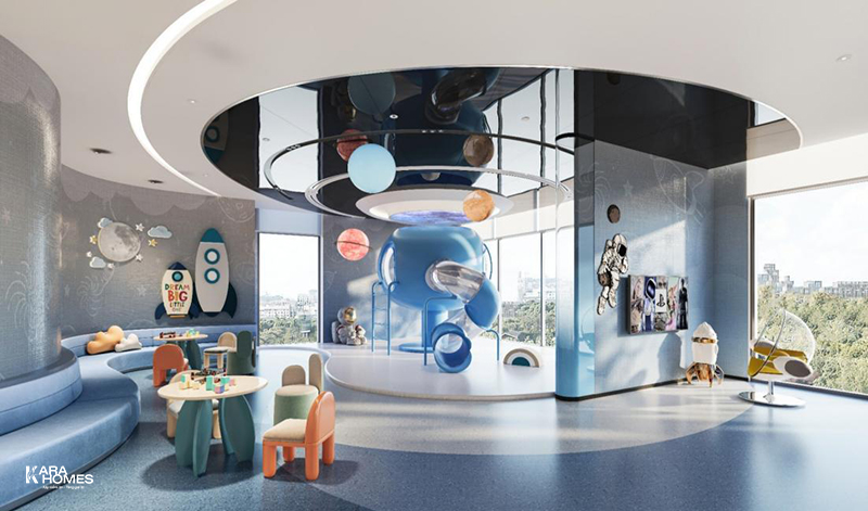 Không gian vui chơi, giải trí cho các cư dân nhí trong nhà