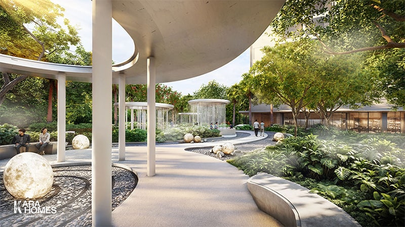 Tiện ích nội khu được tổ chức đồng bộ theo chủ đề “Dòng chảy Thời Đại”