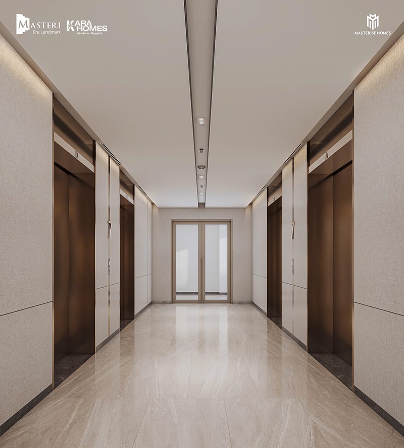 Bàn giao hành lang căn hộ cũng cho thấy sự tỉ mỉ của CĐT