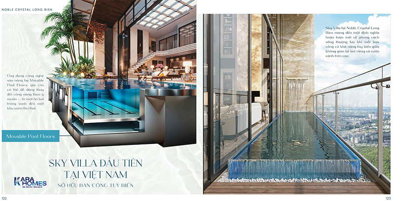 Công nghệ nâng hạ sàn cho phép thay đổi không gian từ bề mặt khô thành bề mặt nước