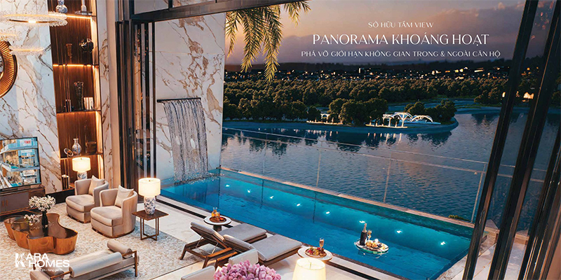 Công nghệ nâng hạ sàn mở ra một chuẩn mực mới trong thiết kế Sky Villa