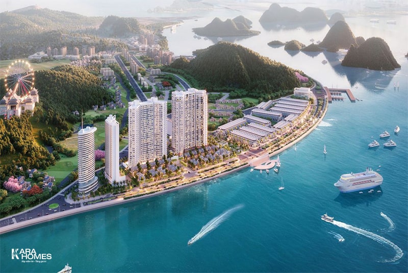 Vị trí ven vịnh biển thuận lợi cho việc phát triển thành phố ESG++