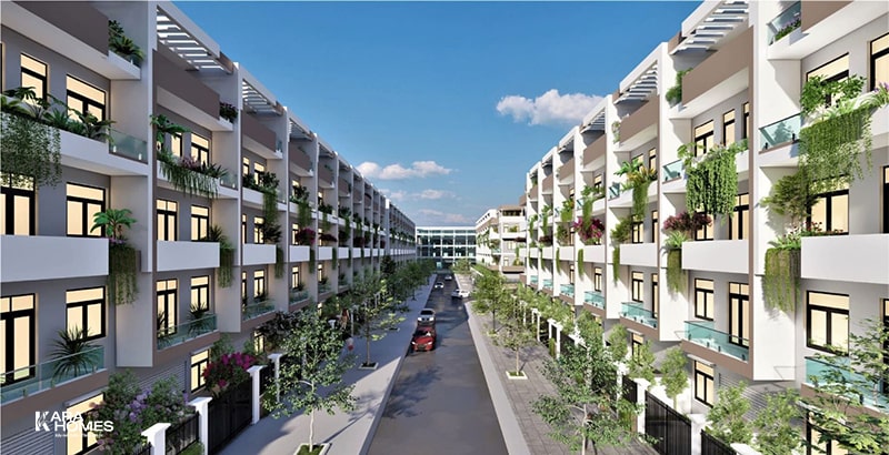 Nhà phố liền kề tại Hạ Long Xanh