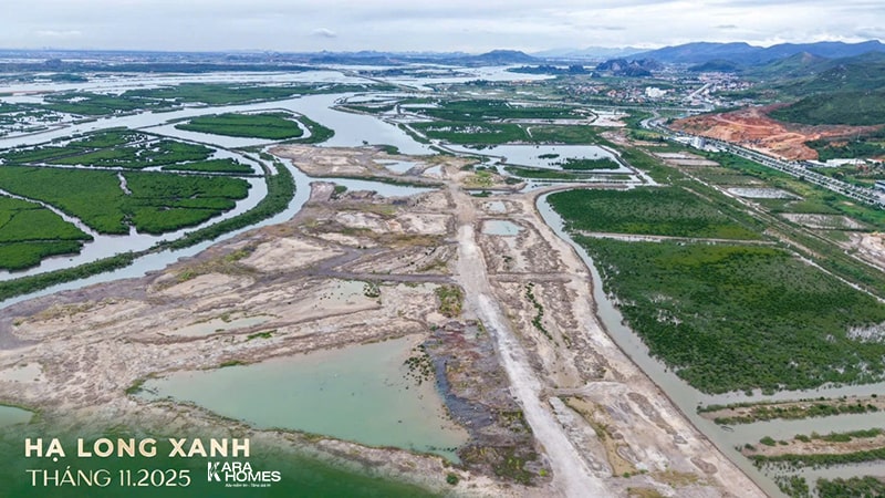 Dự án đã giải phóng được phần lớn đất, phân lô, tạo tiền đề cho xây dựng