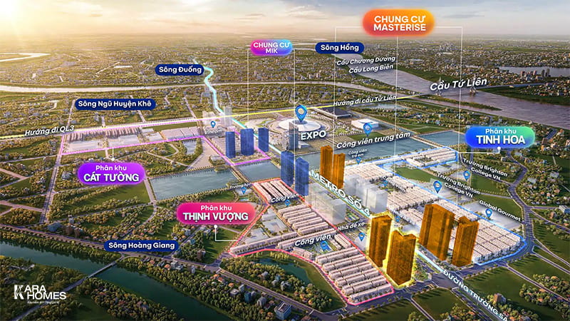 Vinhomes Cổ Loa sẽ trở thành mô hình đô thị TOD kiểu mẫu