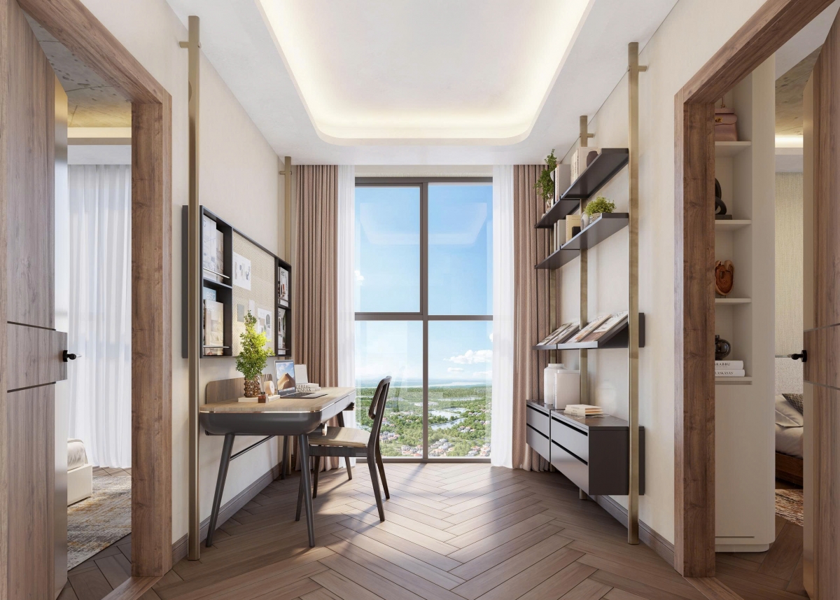 Long Biên Central sử dụng hệ kính hộp 2 lớp tích hợp công nghệ Low-E – giúp cách âm, cách nhiệt, bảo vệ môi trường sống khỏi tia cực tím và giảm tiêu hao năng lượng