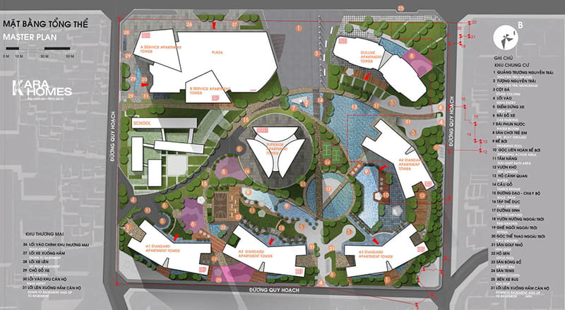 Vị trí kết nối tiện ích ngoại khu thuận tiện của dự án Vinhome Cao Xà Lá