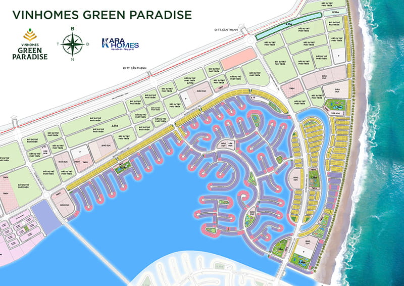 Bản đồ mặt bằng phân khu B - Vịnh Ngọc