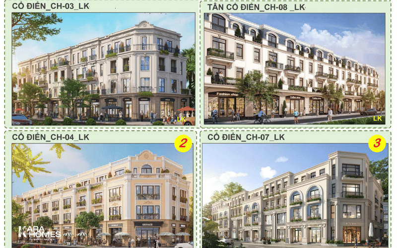 Các mẫu nhà liền kề Vinhomes Global Gate Hạ Long Xanh