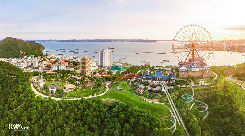 Sun World Hạ Long – tổ hợp vui chơi giải trí nổi tiếng của thành phố biển.