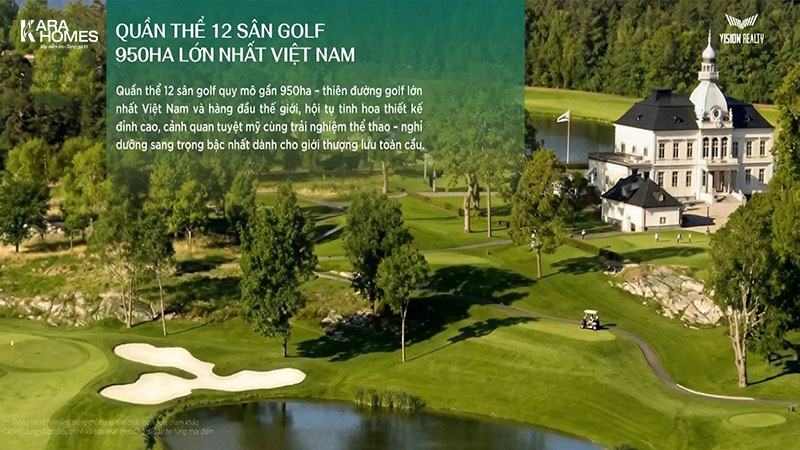 Quần thể 12 sân Golf lớn nhất Việt Nam