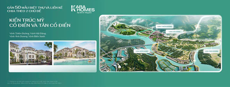 Kiến trúc Mỹ cổ điển với đường nét tinh xảo, bề thế và đẳng cấp