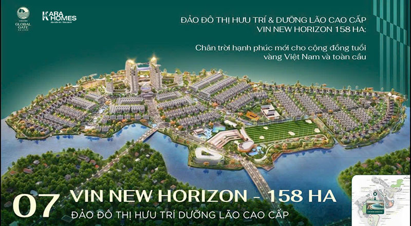 Đảo đô thị hưu trí dưỡng lão cao cấp - Vin New Horizon