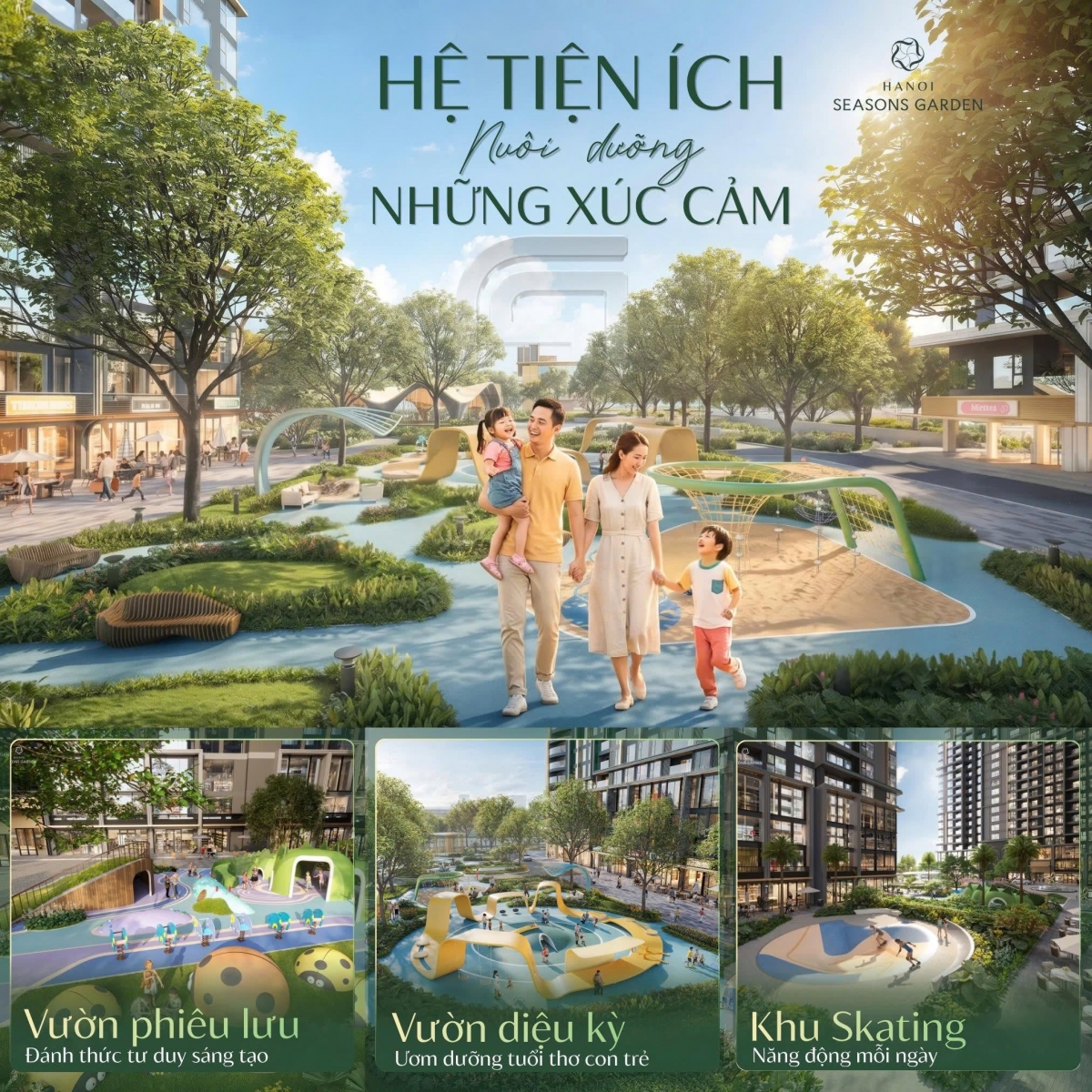 Hanoi Seasons Garden sở hữu quy mô phát triển lớn