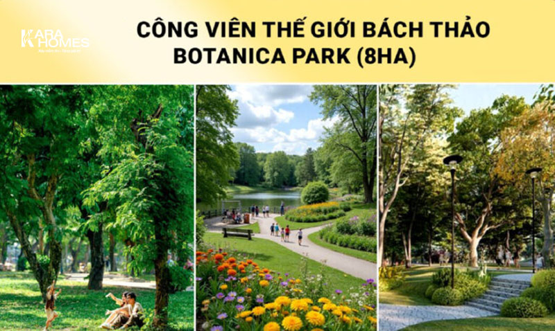 Quần thể Công viên Thế Giới Bách Thảo 8ha tại Đảo Ngọc