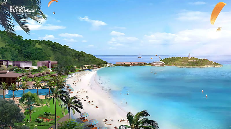 Đường dạo ven biển Emerald Boulevard 1,3km tại Đảo Ngọc