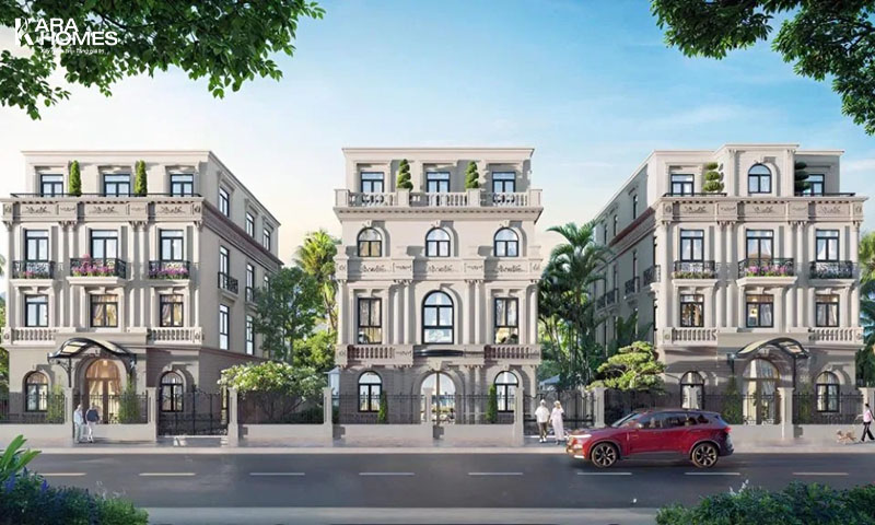 Kiến trúc phong cách Costa Smeralda (Ý) tại phân khu Đảo Ngọc