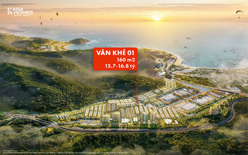 Khu biệt thự Vân Khê 1 – 3 với không gian sống riêng tư gần suối và hồ cảnh quan