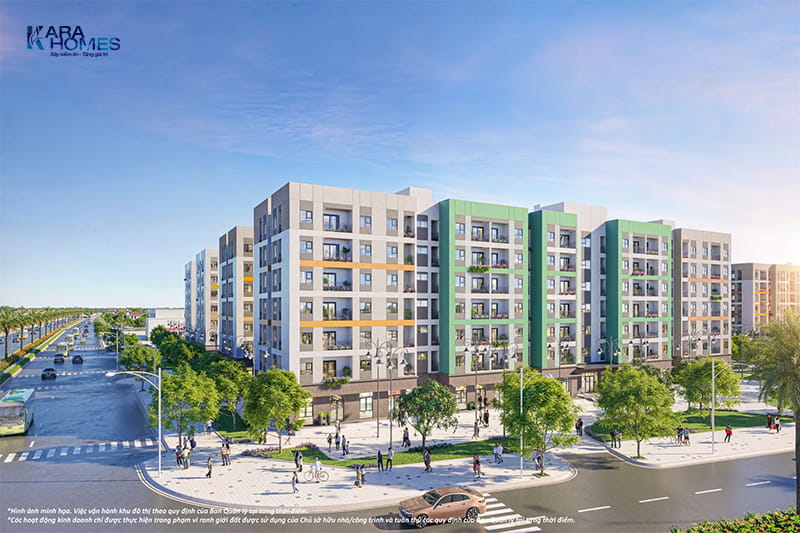 Phối cảnh nhà ở xã hội tại khu vực lấn biển Cần Giờ VinGroup