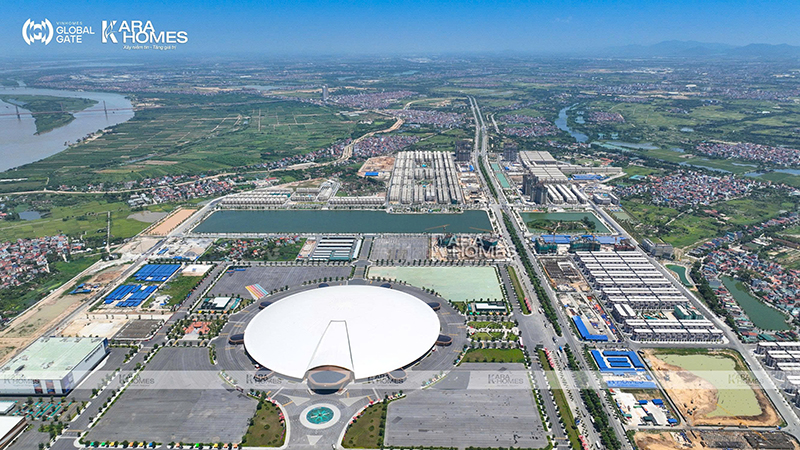 Hệ thống hạ tầng khung xương tại khu thấp tầng cơ bản hoàn thiện
