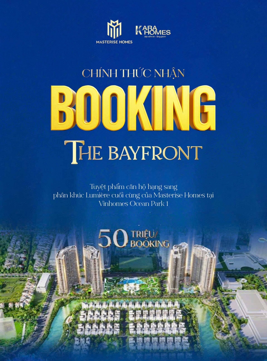 Chính thức nhận Booking The Bayfront Vinhomes Ocean Park 1
