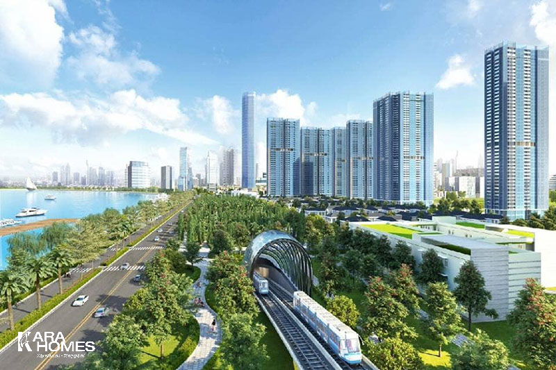 Phối cảnh ga metro tại Ocean Park 