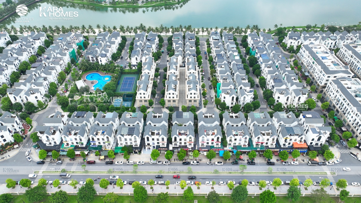 Sau 8 năm KĐT Vinhomes Ocean Park có lượng cư dân về ở đông đúc nhộn nhịp