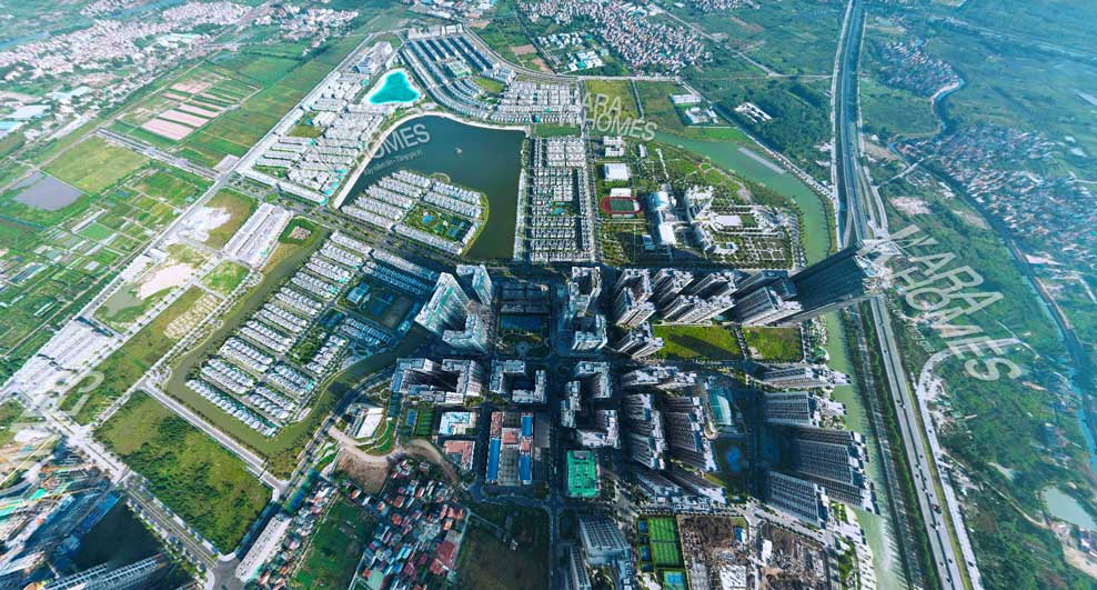 Ocean Flycam View View 360° | Khu cao tầng Vinhomes Ocean Park 1 Gia Lâm nhìn từ Flycam ...