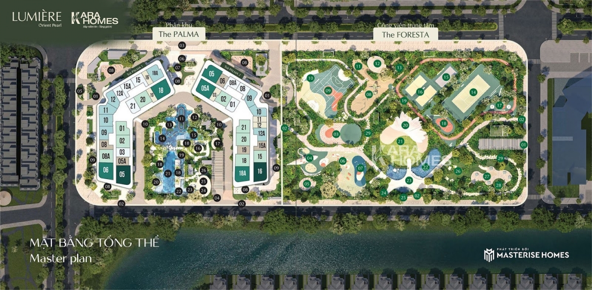 Triết lý ‘Layout quốc tế’ trong thiết kế mặt bằng Lumiere Orient Pearl