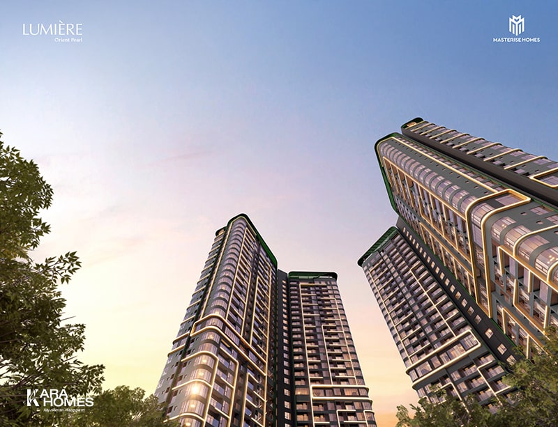 Phân khu Palma Lumiere Orient Pearl là khu căn hộ cao cấp tại Vinhomes Ocean Park 1