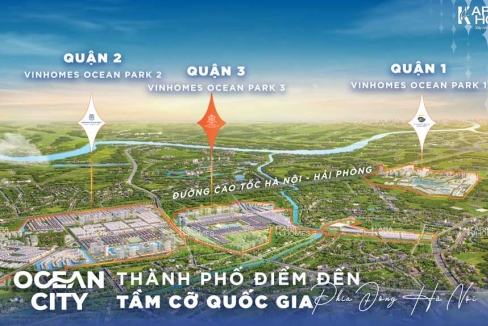 Ocean City Hà Nội – Thành phố du lịch đáng sống trong tương lai