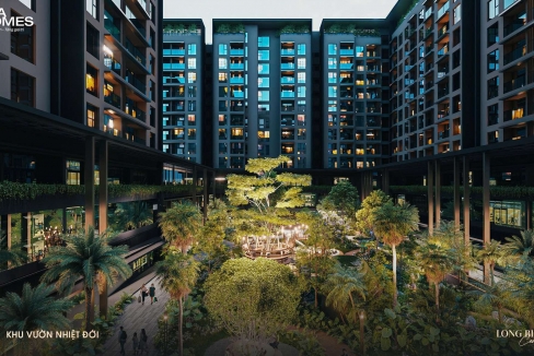 Khu Vườn Nhiệt Đới tại Taseco Long Biên Central: 10.000m² không gian xanh giữa lòng Hà Nội