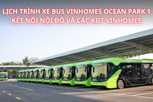 Lịch trình xe bus Vinhomes Ocean Park 1 - Kết nối thuận tiện với nội đô và các KĐT Vinhomes