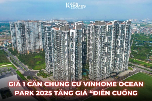 Giá 1 căn chung cư Vinhome Ocean Park 2025 tăng giá “điên cuồng”