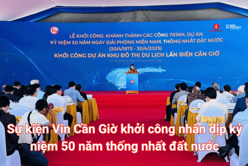 Vin Cần Giờ khởi công - Chờ đón siêu phẩm thành phố ESG++ đầu tiên tại Việt Nam