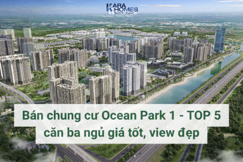 Bán chung cư Ocean Park 1 - TOP 5 căn ba ngủ giá tốt, view đẹp