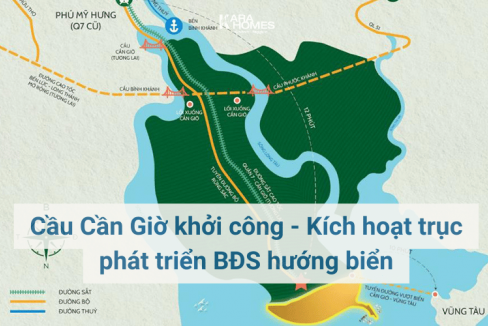Cầu Cần Giờ khởi công - Kích hoạt trục phát triển BĐS hướng biển