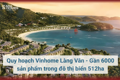 Quy hoạch Vinhome Làng Vân - Gần 6000 sản phẩm trong đô thị biển 512ha